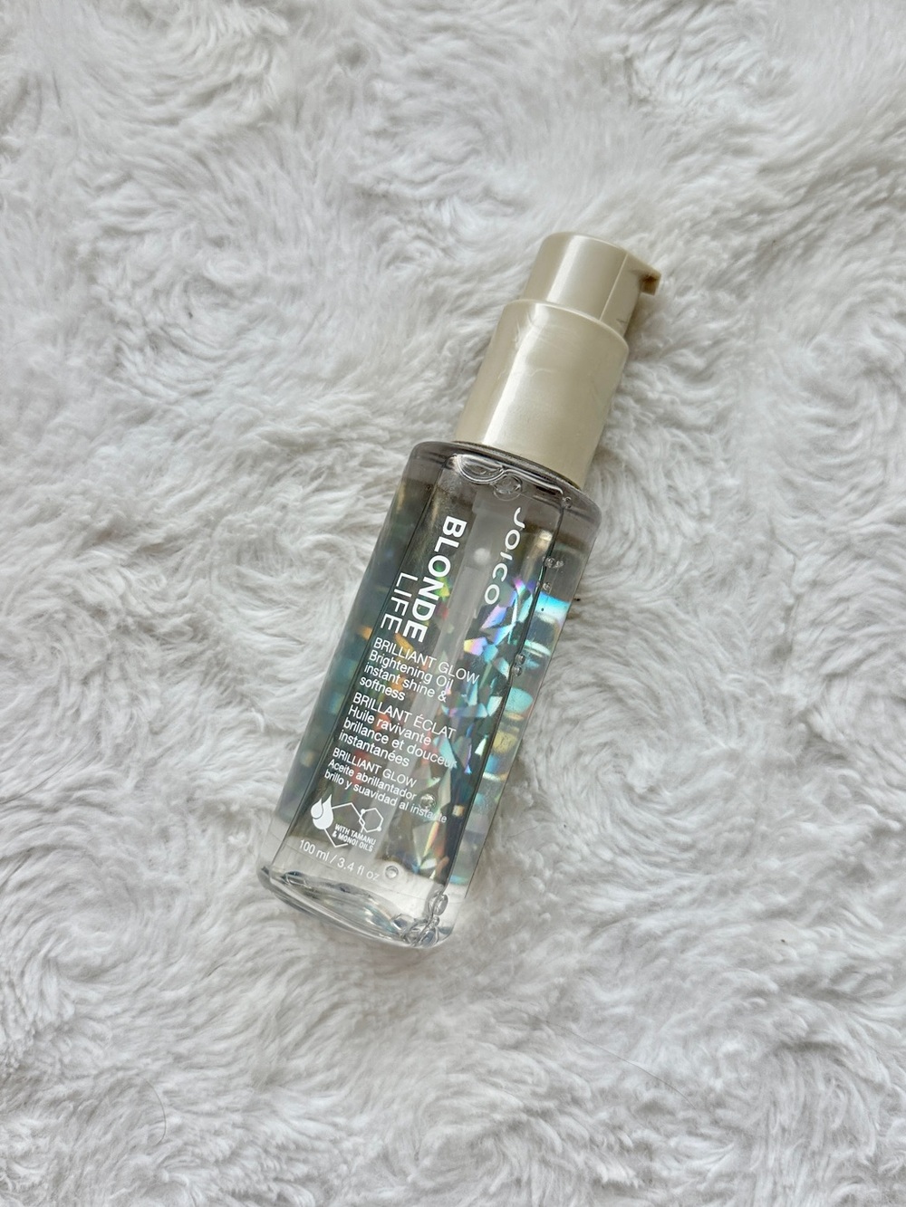 Joico Blond Life Iridescent Brilliant Glow brightening blonde serum shine oil